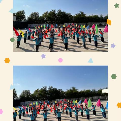 大阳镇寨子小学2025年欢庆建国76周年系列活动:“凝聚奋进力量，共创美好未来。”