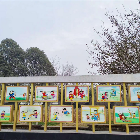 德阳市旌阳区爱尼尔幼儿园中B班——《走进年画村，品味中国年》