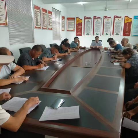 桂村乡各党支部开展7月份主题党日活动