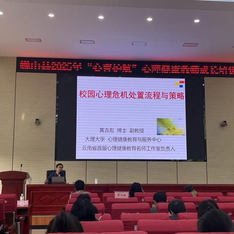 聚焦危机干预与班主任育人能力提升——巍山县2025年“心育护航”心理健康教师成长培训第二天学习简报