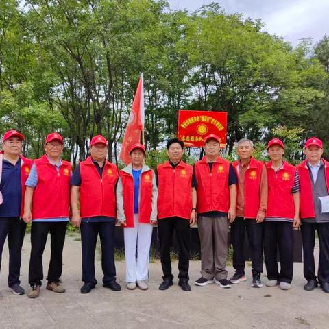 党旗映运河 志愿践初心一市港航中心老干部志愿服务队献礼“七一”