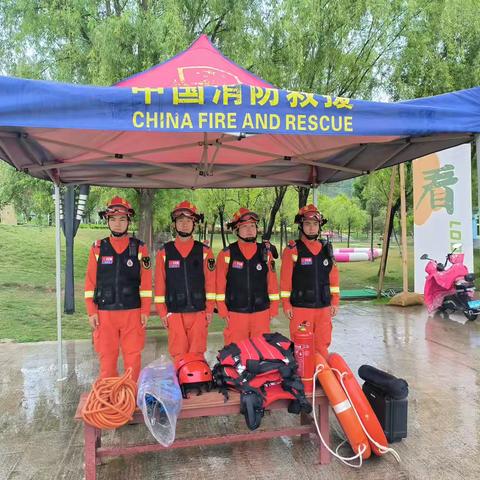 千阳大队开展前置备勤筑牢“五一”期间消防安全防线