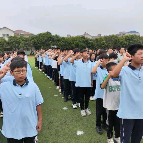 博学慎思明方向   笃志力行开新局 ——来龙初级中学2024年秋季学期开学典礼