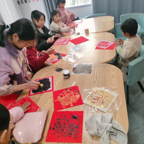元旦拓印画—— 🐎【童心拓福·寄语新年】