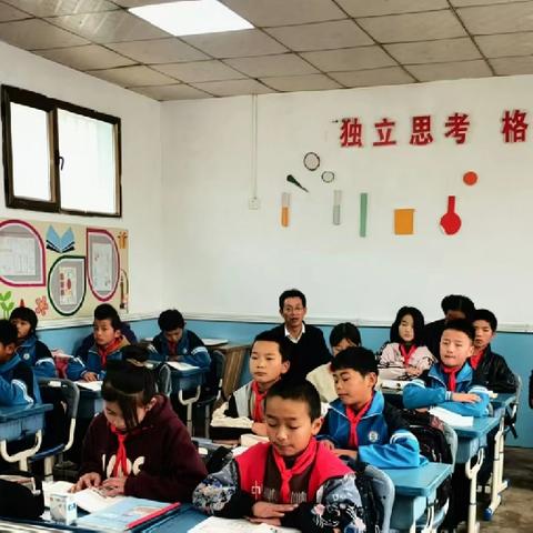 教研室廉福主任到福和希望小学进行开学检查工作