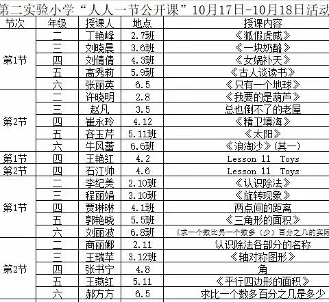 亮风采  谱新篇 “人人一节公开课”活动（三）