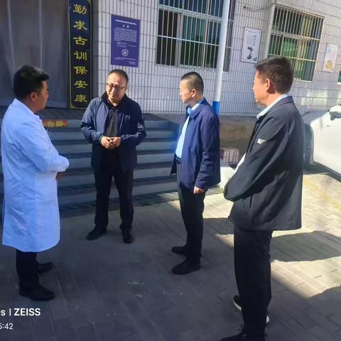 康乐县医保局领导班子带队深入基层医疗机构督导医保基金管理突出问题专项整治工作