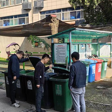 长延堡街道节后第一天检查不松懈，持续开展生活垃圾分类各项工作