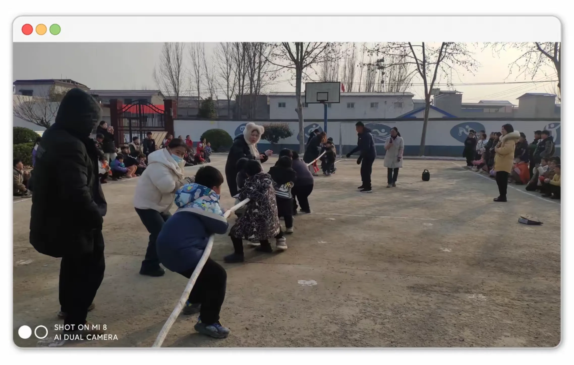 简篇-张市镇沙门小学2024庆元旦冬季拔河比赛