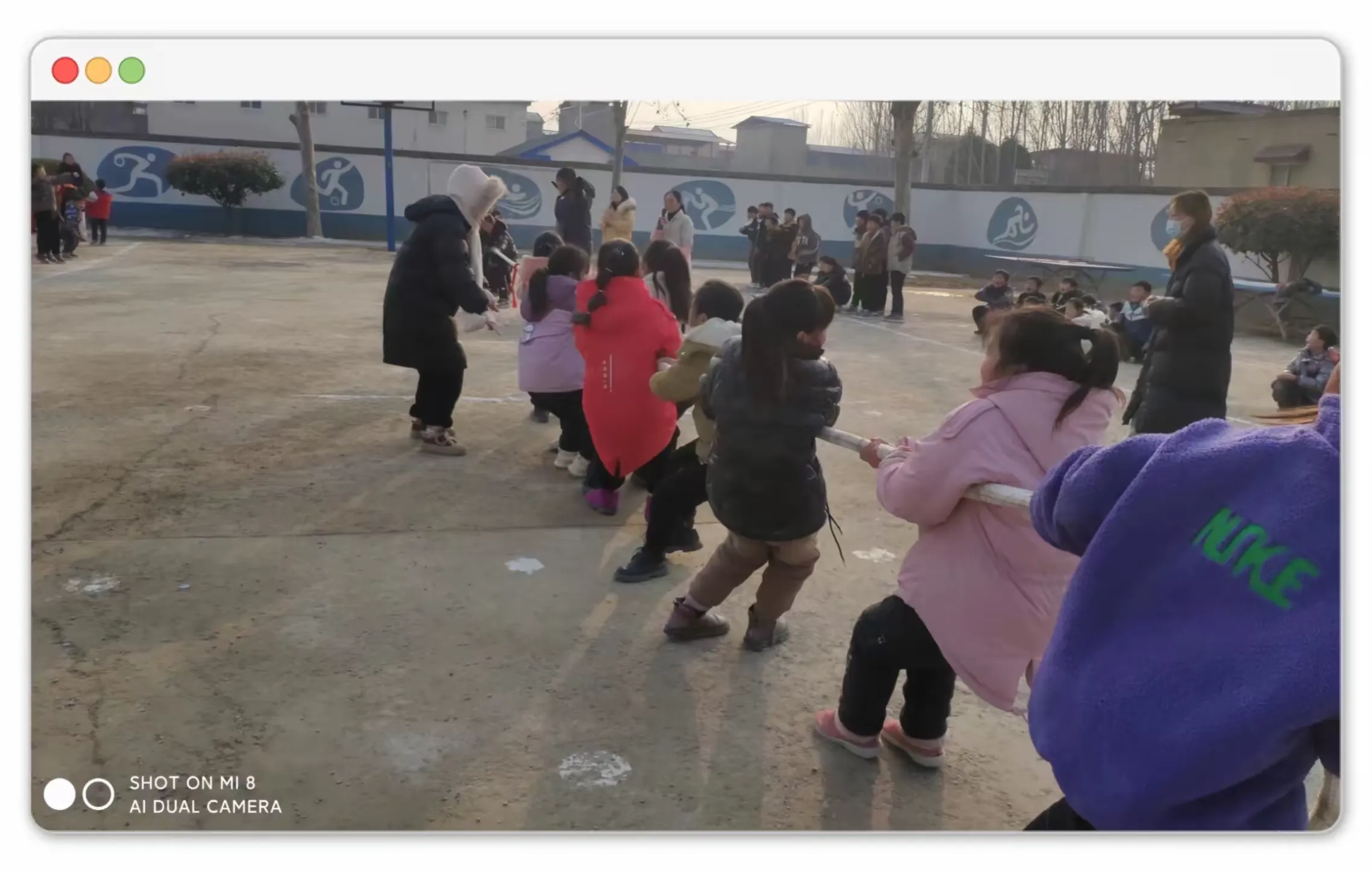 简篇-张市镇沙门小学2024庆元旦冬季拔河比赛