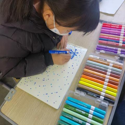 双桥集镇实验小学一年级1班特色课堂——雪花飘飘❄️❄️❄️