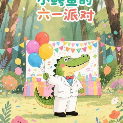 【绘本漂流记】骊山格领启智幼儿园小三班——绘本分享第七期《小鳄鱼的六一派对》