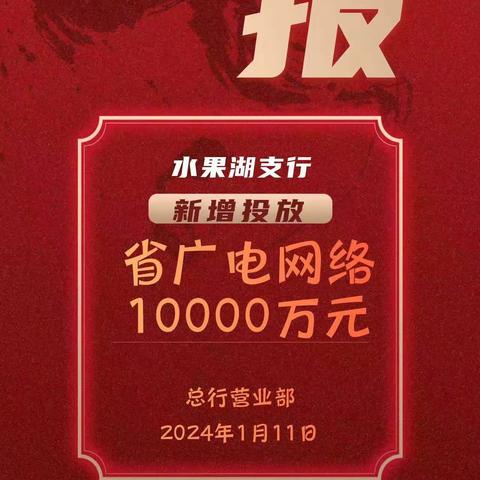 水果湖支行转型发展工作报告 （第十五期）