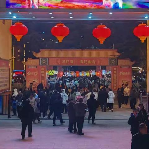灵蛇舞月 瑞蛇闹春——阳城一中2025年元宵节灯会