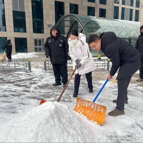 雪后初晴，青年力量与劳动者港湾的暖心交汇