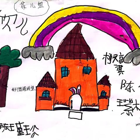 余庆县关兴镇中心幼儿园大（2）班《城堡搭建记》游戏故事分享