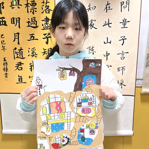 孙子懿宝贝羽画童年美术之旅💫