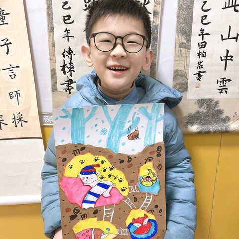 张逸飞宝贝羽画童年美术之旅💫