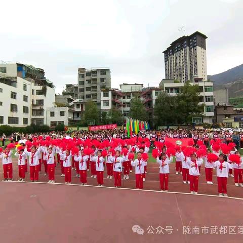 “乘运动之帆   逐未来之梦”——武都区莲湖小学2024年秋季田径运动会二年级八班赛场掠影