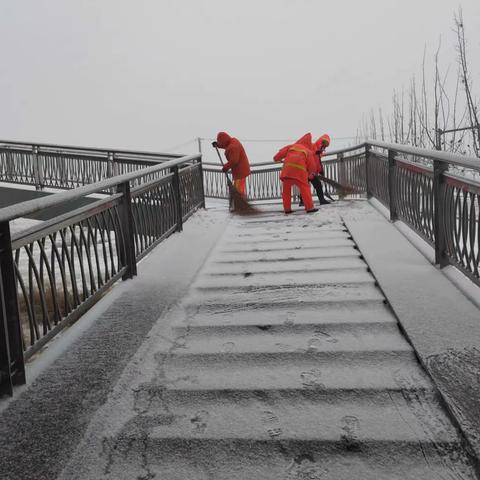 “闻”雪而动 合肥经开区劲旅环境迅速吹响铲雪除冰“集结号”