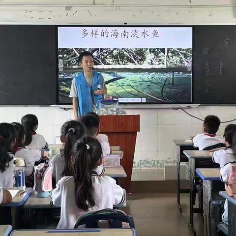 椰林镇开展青年人才“探索大自然，科普进校园”系列宣讲活动