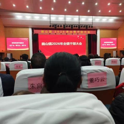 巍山镇2026干部大会