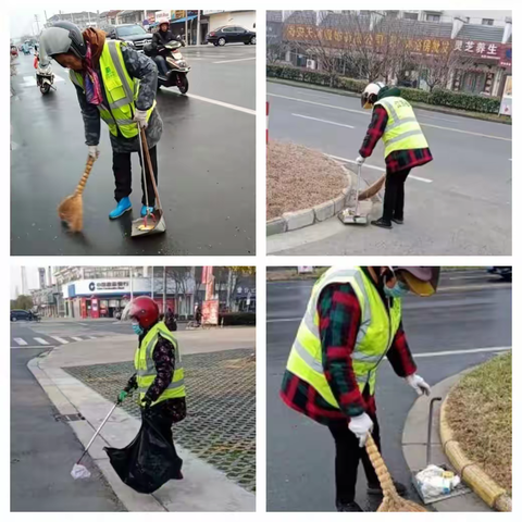 坚持做好环卫各项日常工作