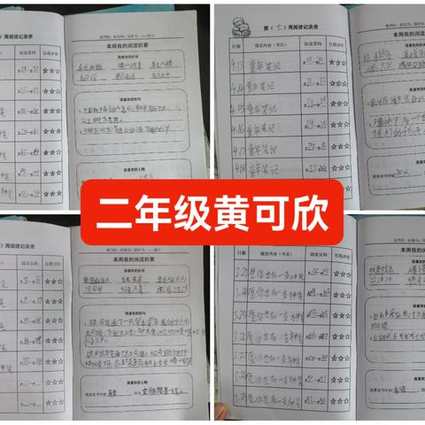 书香润笔尖，阅读伴成长——漳州市龙海区港尾镇城外小学优秀阅读笔记评选展示