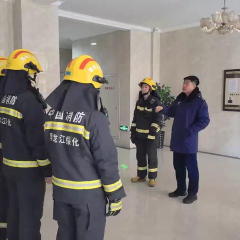 北林大队组织开展单个班组高层供水能力测试