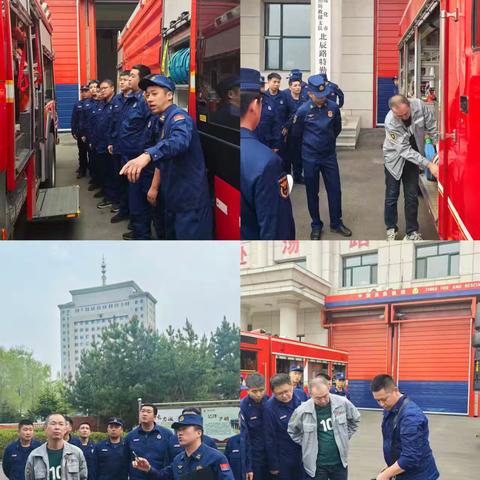 北林大队开展企业专职消防队伍灭火救援技术培训工作