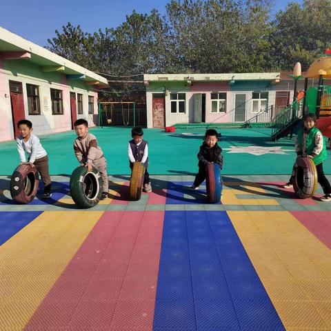 韩庄镇部落村童伴之家11月份主题活动--快乐运动，温暖冬日