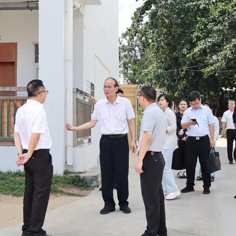 深耕集团化办学 聚力高质量发展 ——省教育厅领导莅临黄流中学 ﻿开展调研指导工作