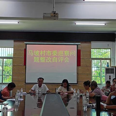 马坡村党支部召开巡察问题整改自评会 压实责任促整改