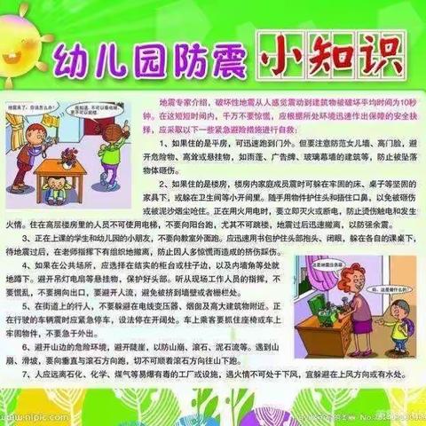 兰海丰宝幼儿园苹果三班防震演练小知识