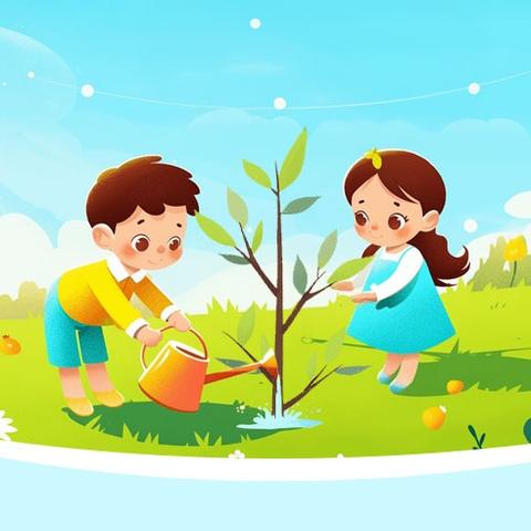 践行雷锋精神 共植一片绿林——育萃中学植树活动