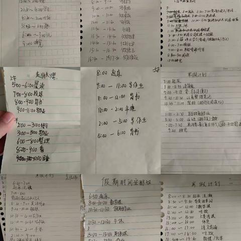 高效学习  充实假期