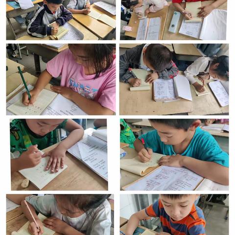 一笔一画启智慧，一撇一捺展风采---乔官镇小学一年级二级部书写展示