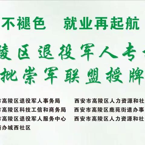 退役不褪色 就业再起航 ——高陵区举办2024年退役军人 专场招聘会活动