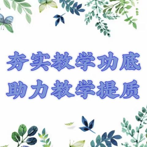 兴济镇中心校“夯实教学功底，助力教学提质”系列活动（二）