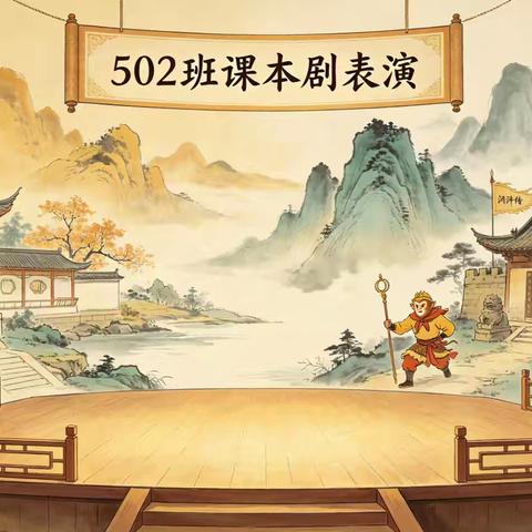 戏绎经典，心藏山河 ——金贝贝小学502班课本剧表演活动纪实