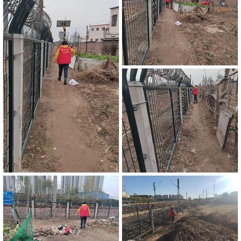 屈家庄村网格员开展“铁路护路”安全巡查工作