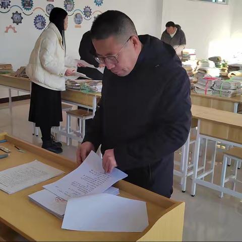 梁集镇中心校开展全镇教学常规检查工作