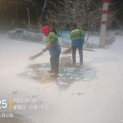 严寒除雪总动员，共筑温暖回家路