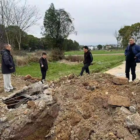 弋江街道大树村开展“好商量”协商议事会：徐家村小组因绿沃川施工导致路面损坏村民要求恢复路面