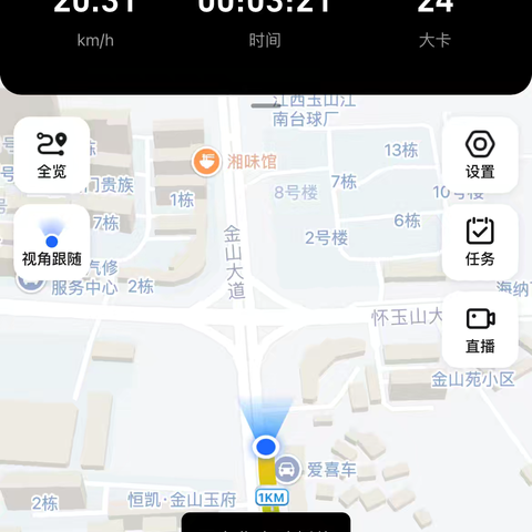 边长1千米的正方形