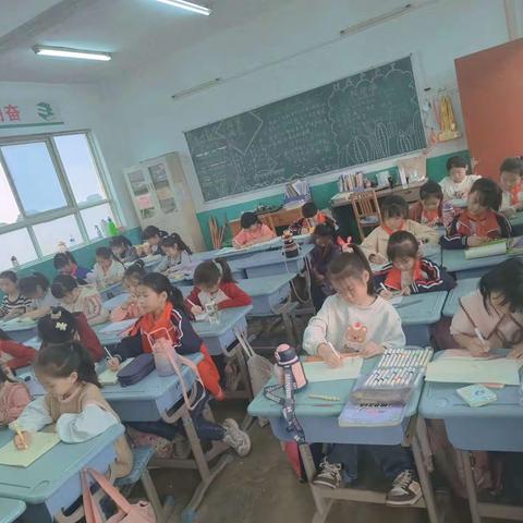 小学3、4年级社团美术作品（10🈷️18日以后）