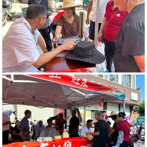 “党员摊位”亮身份  “集市笑颜”暖民心