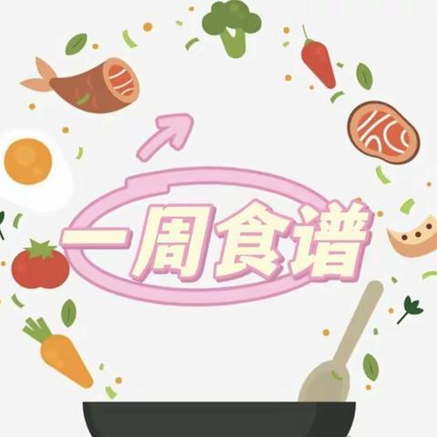 明睿每周食谱