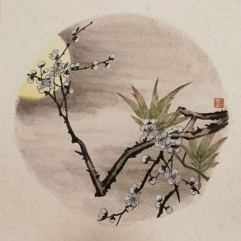 明月共赏，中秋节快乐