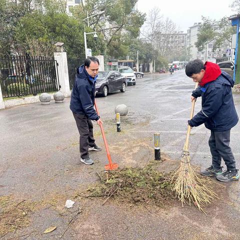 团山水厂开展“学雷锋  清洁家园”主题活动